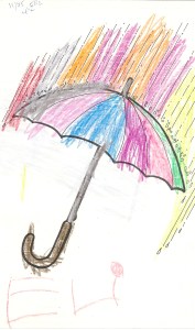 umbrella rainbow
