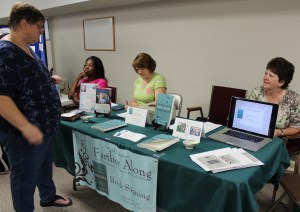 Kathy and Monica share the story of Farther Along at the Moravian Festival on September 8.