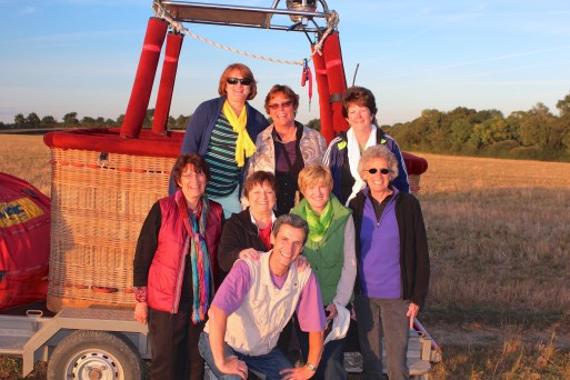 Kathy, Barbara, Monica, Kay, Peggy, Beverly, Beth, Michael, the aeronaute